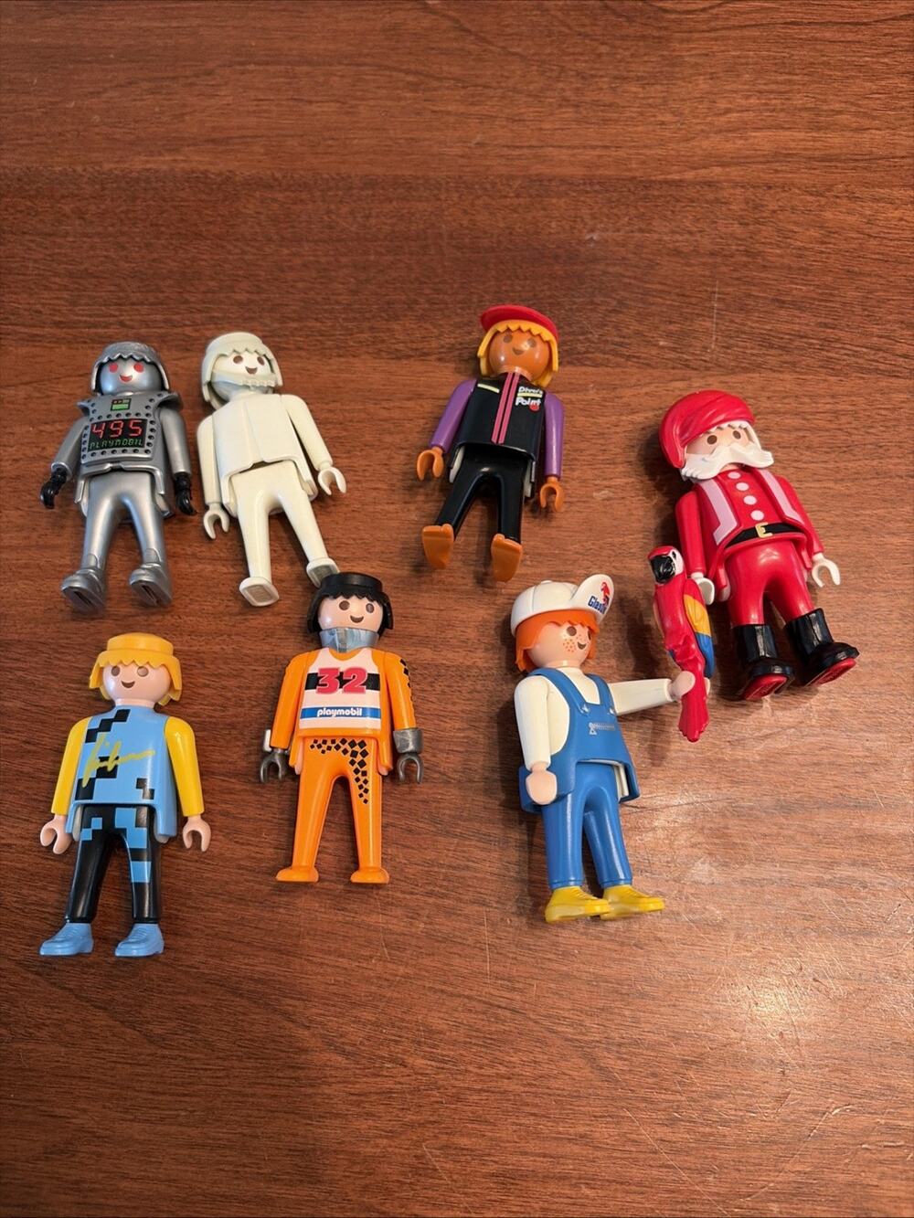 Playmobil Figure Lot Of 7 Assorted Mixed Figures With Accessories Ships Fast!!!